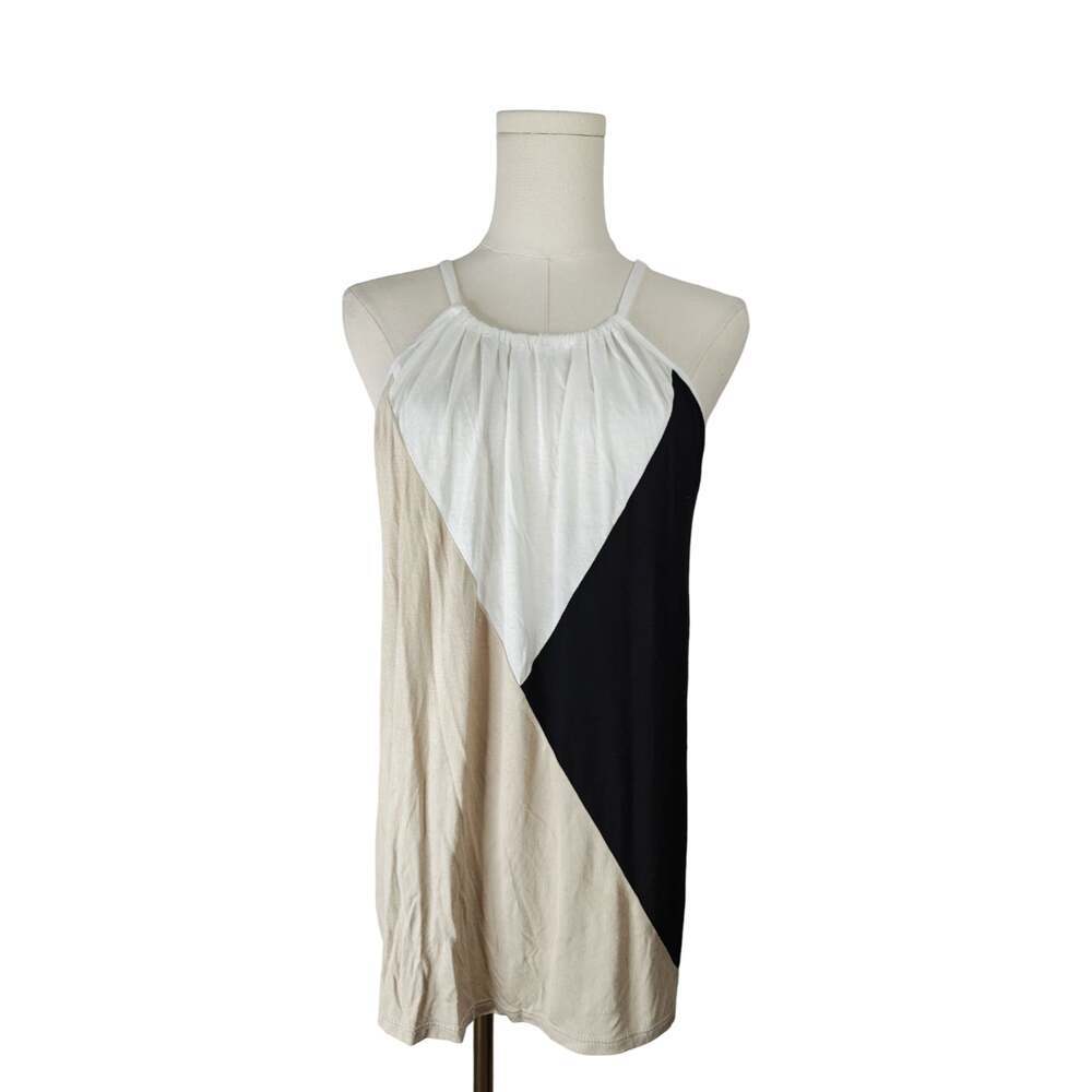 BiB! Colorblock Halter Style Tank Top NWOT Size Small